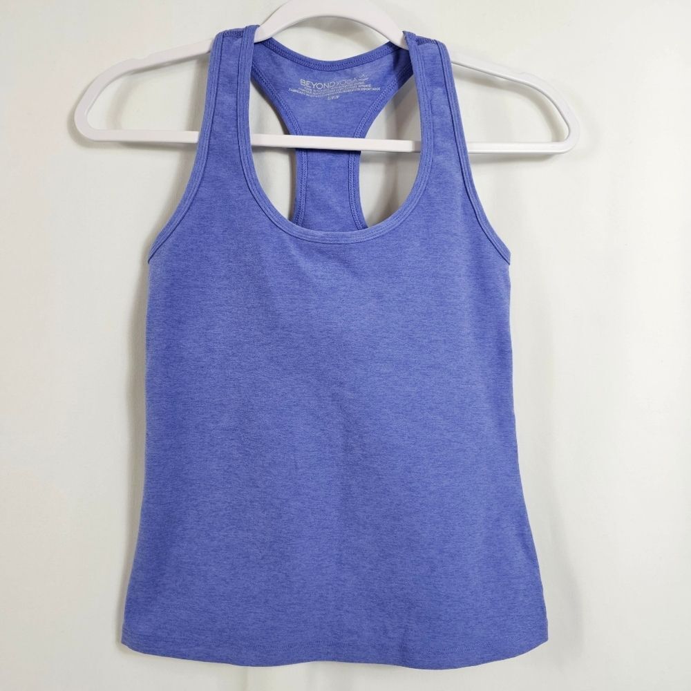 Beyond Yoga Spacedye Step Up Racerback Tank in Purple Heather - Size S